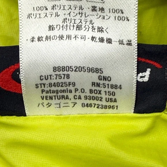 Patagonia Nano Puff Pullover Womens Small Lime Green Quilted Primaloft Jacket - Picture 9 of 14